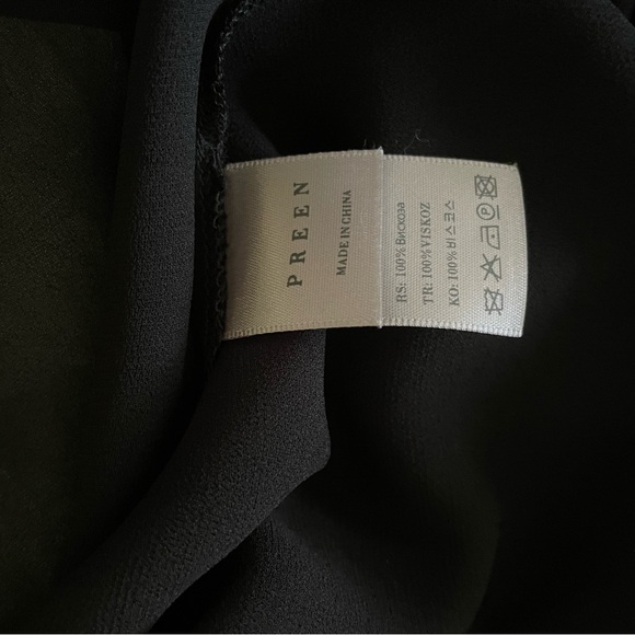 Preen Sheer Black Blouse. Size xs. NWT! - Picture 8 of 9